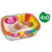 Cinta p/ Sorvete 1 Litro / Papel Duplex 240g / Plastificado 38,7cm x 15,7cm - Aberta - 4x0 cores 5000 unidades p/ Pote de 1 Litros